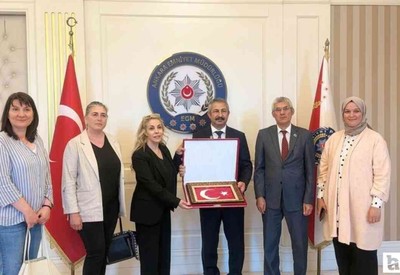 Muhabirler Derneği, Ankara İl Emniyet Müdürü Engin Dinç'i ziyaret etti