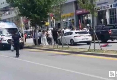 Yenimahalle'de otomobilin çarptığı yaya ağır yaralandı!