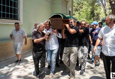 Gençlerbirliğinin eski futbolcusu Orhan Yüksel, İzmir'de toprağa verildi