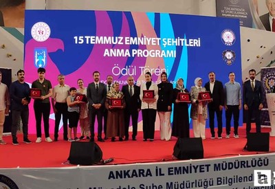 Ankara’da düzenlenen programla 15 Temmuz Emniyet Şehitleri anıldı