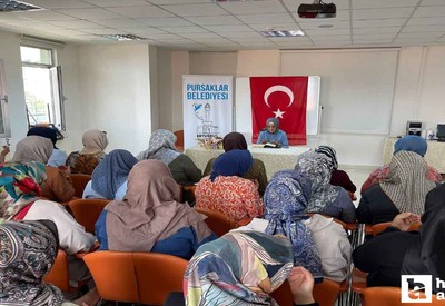Pursaklar Belediyesi'nin Hanım Evlerinde 15 Temmuz şehitlerine dua