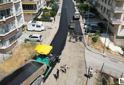 Altındağ Belediyesi'nden asfalt kaplama çalışması!