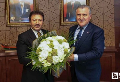 Mehmet Yiğiner'den Bakan Osman Aşkın Bak'a Ankaragücü ziyareti