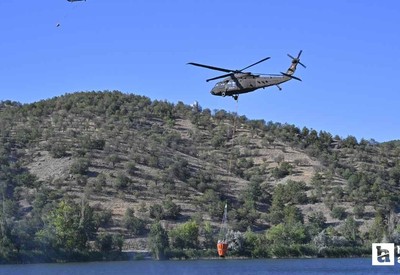 Eymir Gölü yakınlarındaki orman yangını kontrol altına alındı