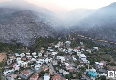 Bursa'daki yangının tahribatı gün ağarınca ortaya çıktı