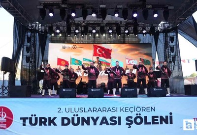 Keçiören Belediyesi'nin Türk Dünyası şöleni etkinliğinde renkli görüntüler