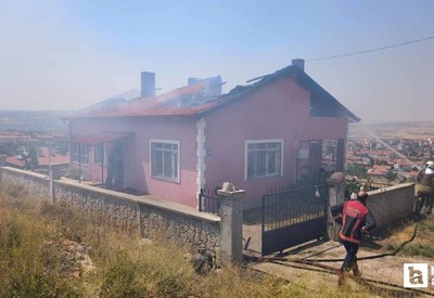 Elmadağ'da anneleri ameliyatta olan çocuklar evde yangın çıkardı iddiası