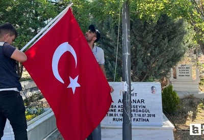 Kahramankazan Belediyesi'nden şehit mezarlarına vefa dokunuşu