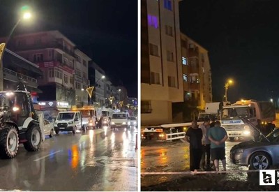 Sincan Belediyesi ekipleri kuvvetli yağış sonrası görev başındalar