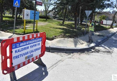 ABB, 22 farklı noktada kaldırım, bariyer ve bordür yenileme çalışmaları gerçekleştiriyor
