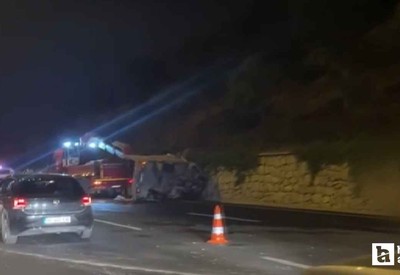 Başkentte otobüs ile kamyonet çarpıştı, 6 kişi yaralandı