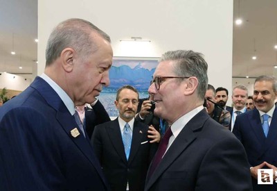 Cumhurbaşkanı Erdoğan İngiltere Başbakanı  Starmer ile Gazze'yi görüştü