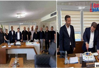 Ankaragücü yönetiminden Mehmet Yiğiner’e kutlama!