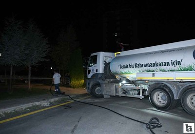 Kahramankazan Belediyesi'nden su tasarrufu için yeni uygulama!