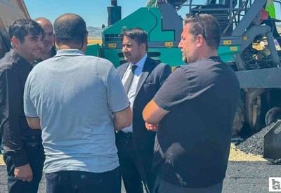 Kahramankazan Belediye Başkanı Çırpanoğlu asfalt çalışmasını yerinde inceledi