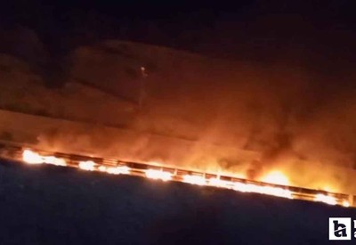 Samsun-Ankara karayolunda seyir halindeki tır alev alev yandı: 1 kişi yaralandı!