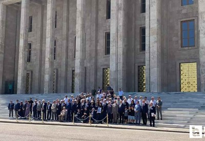 Eski Sanayi ve Ticaret Bakanı Akyol için Ankara'da tören düzenlendi
