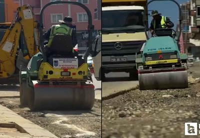 Kahramankazan Belediyesi cadde ve yolları yeniliyor!