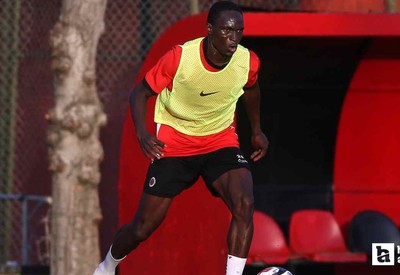 Adama Traore Gençlerbirliği'nde ilk antrenmana çıktı