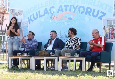 Sincan Belediyesi milli yüzücü Hamit Demir ile özel sporcuları buluşturdu
