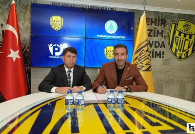 Pursaklar Belediyesi'nden  MKE Ankaragücü'ne destek!