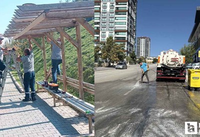 Pursaklar Belediyesi duyurdu: Temizlik ve bakım onarım sürüyor!