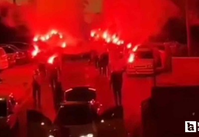 Kırıkkale'de meşalelerle kız isteyen damat adaylarına ceza kesildi