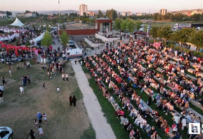 Kahramankazan Belediyesi'nin kavurma festivaline yoğun ilgi