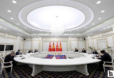 Cumhurbaşkanı Yardımcısı Yılmaz, Kasımaliyev ile görüştü