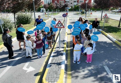 Etimesgut Belediyesi'nden Eryaman Trafik Eğitim Parkı'nda Avrupa Hareketlilik Haftası etkinliği