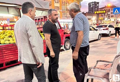 Pursaklar Belediye Başkanı Çetin, Hicret Camii Meydanı'nda vatandaşlarla buluştu