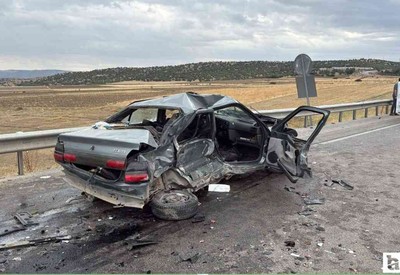 Yozgat'ta iki araç çarpıştı: 1 kişi hayatını kaybetti, 3 yaralı