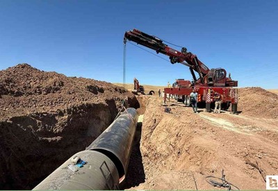 Kesikköprü-İvedik su ana iletim hattındaki yenileme çalışmaları devam ediyor