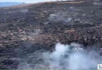 Çankırı'da korkutan arazi yangını!