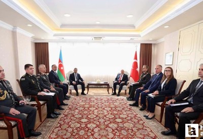 Bakan Güler, Azerbaycan Savunma Bakanı Hasanov'ı Ankara'da ağırladı