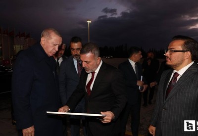 Başkan Murat Ercan, Sincan Belediyesi'nin projeleri hakkında Cumhurbaşkanı Erdoğan'ı bilgilendirdi