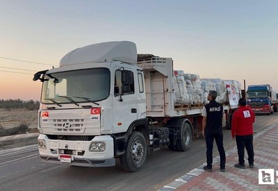 AFAD Gazze'ye 20 tır insani yardım gönderiyor