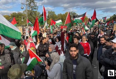 Berlin polisi Filistin’e destek gösterisinde 10 yaşındaki çocuğu gözaltına aldığını