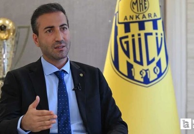 Ankaragücü Başkanı Gazi Ercüment Tekin galibiyeti taraftarlara armağan etti