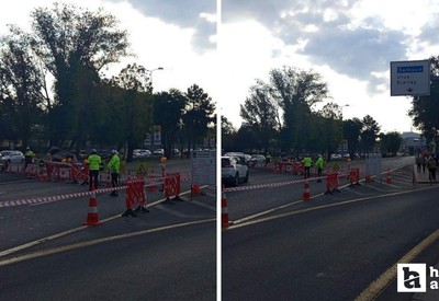 Etlik Caddesi, ASKİ çalışması nedeniyle araç trafiğine kapatıldı