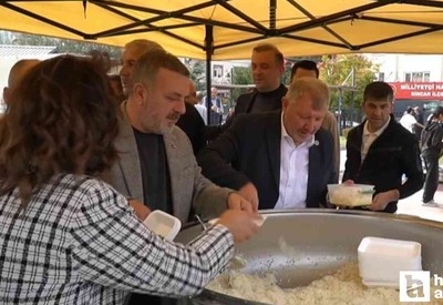 Sincan Kent Meydanı'nda 'Pilav Günü' etkinliği düzenlendi