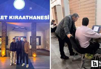 Pursaklar Belediye Başkanı Çetin'den kitap dostu gençlere ziyaret