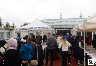 Kahramankazan Belediyesi'nden Gazze'ye umut eli: Kermes düzenlendi