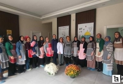 Pursaklar Belediyesi mefruşat kursiyerleri üretime başladı!