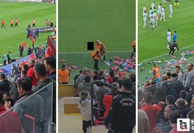 Gençlerbirliği tribünlerinde Cumhuriyet coşkusu ve İsrail protestosu