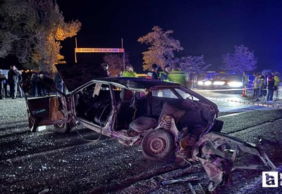 Çankırı'da iki otomobil çarpıştı: 1 kişi hayatını kaybetti, 3 kişi yaralandı