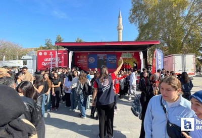 Ankara'dan yola çıkan geleneksel Oyunlar Tırı’nın son durağı Karaman oldu