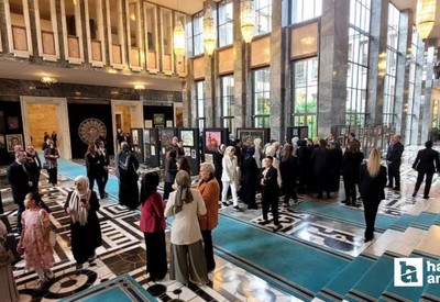 TBMM'de Gazze için özel sanat sergisi "Hilal'in Işığında"