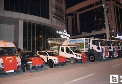 Kahramankazan Belediyesi araç filosuna 10 yeni araç ekledi