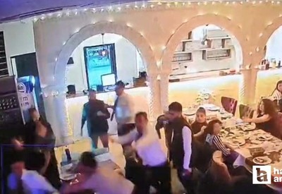 Çankaya'da eğlence mekanına silahlı saldırı anı kameraya yansıdı!